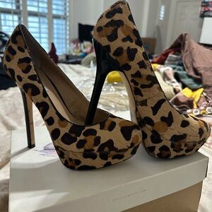 Steve Madden Leopard Print Stiletto Heels